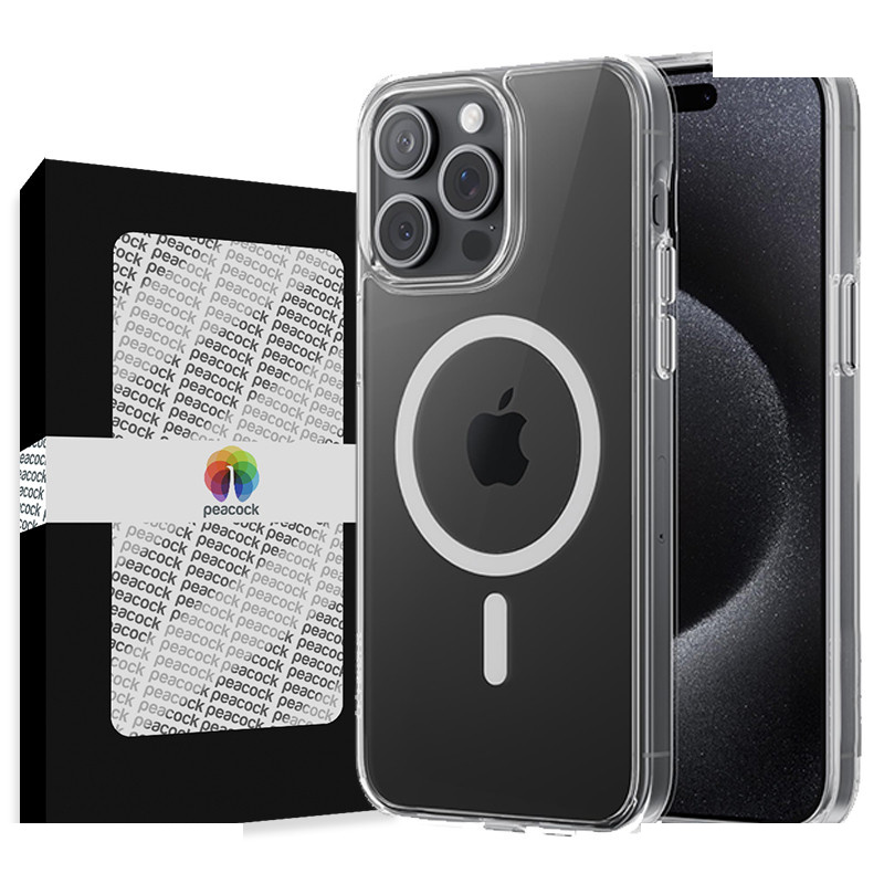 کاور گوشی موبایل اپل iPhone 15 Pro Max پیکوک مدل Clear Magsafe کاور گوشی موبایل اپل iPhone 15 Pro Max پیکوک مدل Clear Magsafe