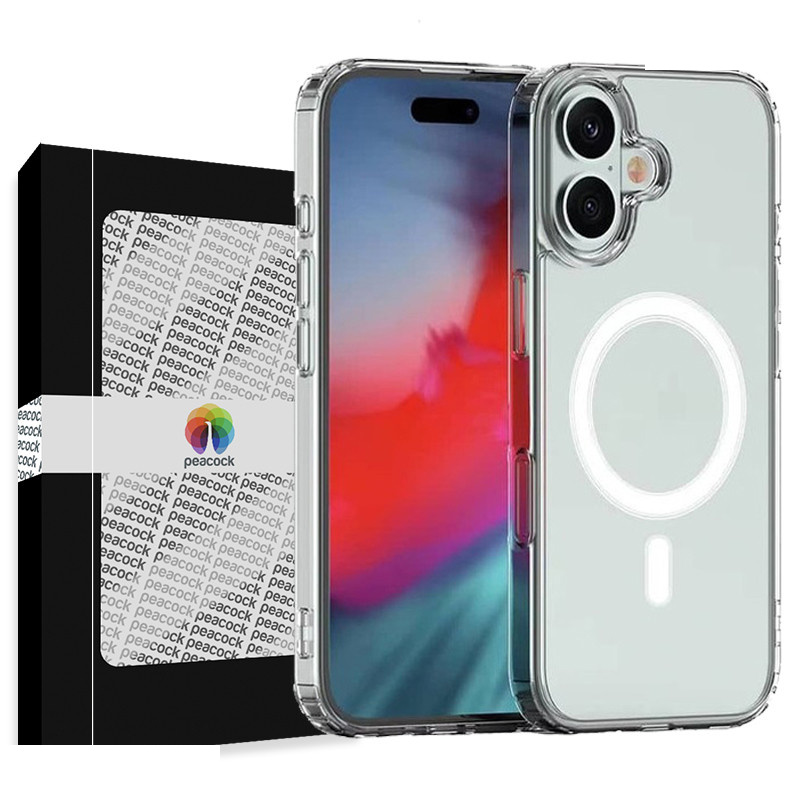 کاور گوشی موبایل اپل iPhone 16 پیکوک مدل Clear Magsafe کاور گوشی موبایل اپل iPhone 16 پیکوک مدل Clear Magsafe