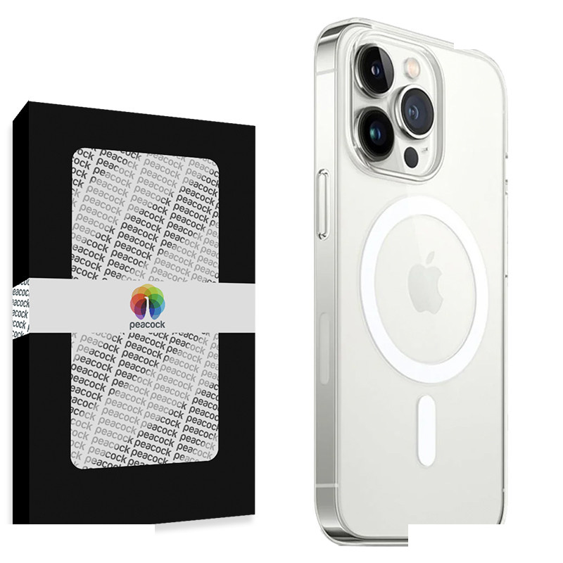 کاور گوشی موبایل اپل iPhone 13 Pro پیکوک مدل Clear Magsafe کاور گوشی موبایل اپل iPhone 13 Pro پیکوک مدل Clear Magsafe
