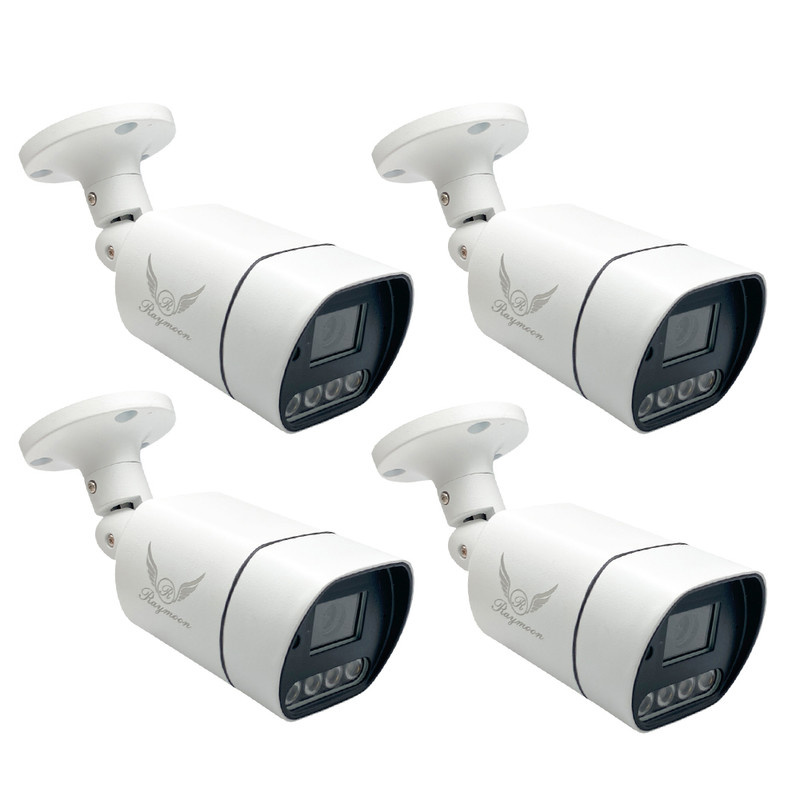 دوربین مداربسته تحت شبکه رایمون مدل پنج مگاپیکسل کد 60Q-POE بسته چهار عددی