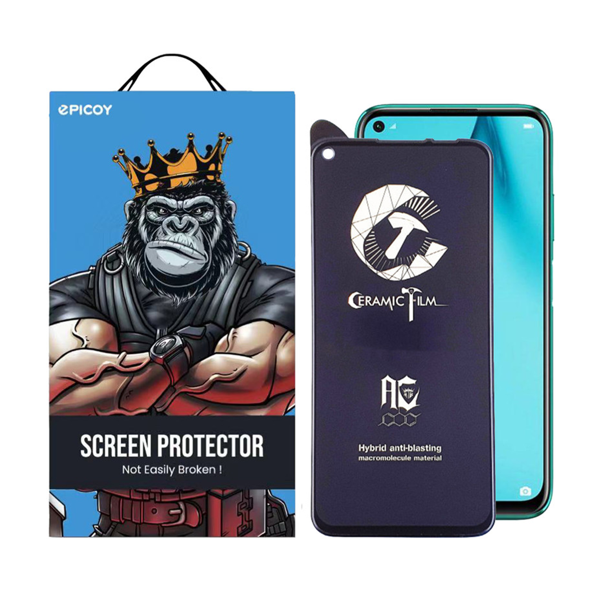 گلس گوشی هوآوی Nova 7i / Nova 6 SE / P40 Lite اپیکوی مدل CR7-M 