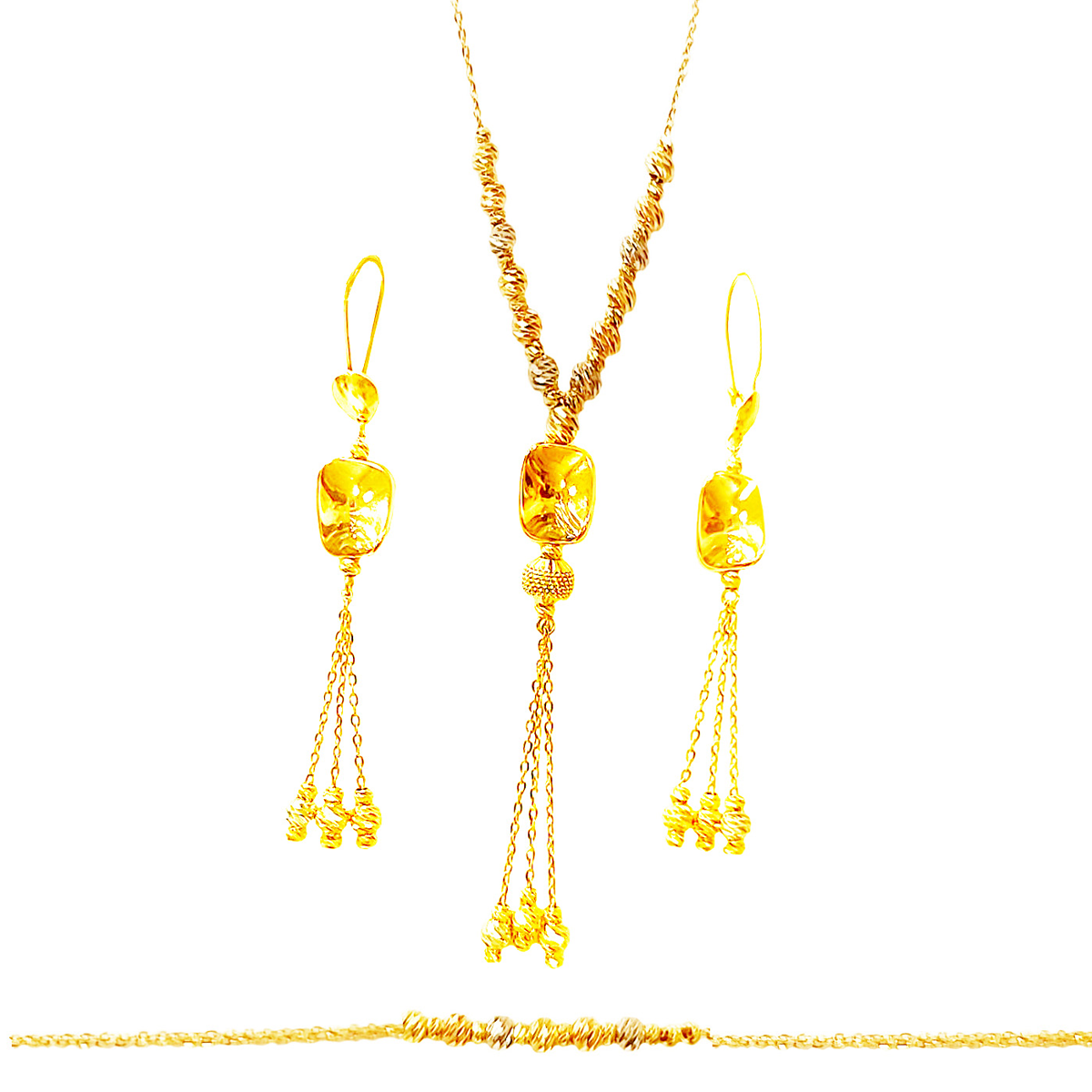 سرویس طلا زنانه 18 عیار مدل آلبرنادو کد sw173 سرویس طلا زنانه 18 عیار مدل آلبرنادو کد sw173