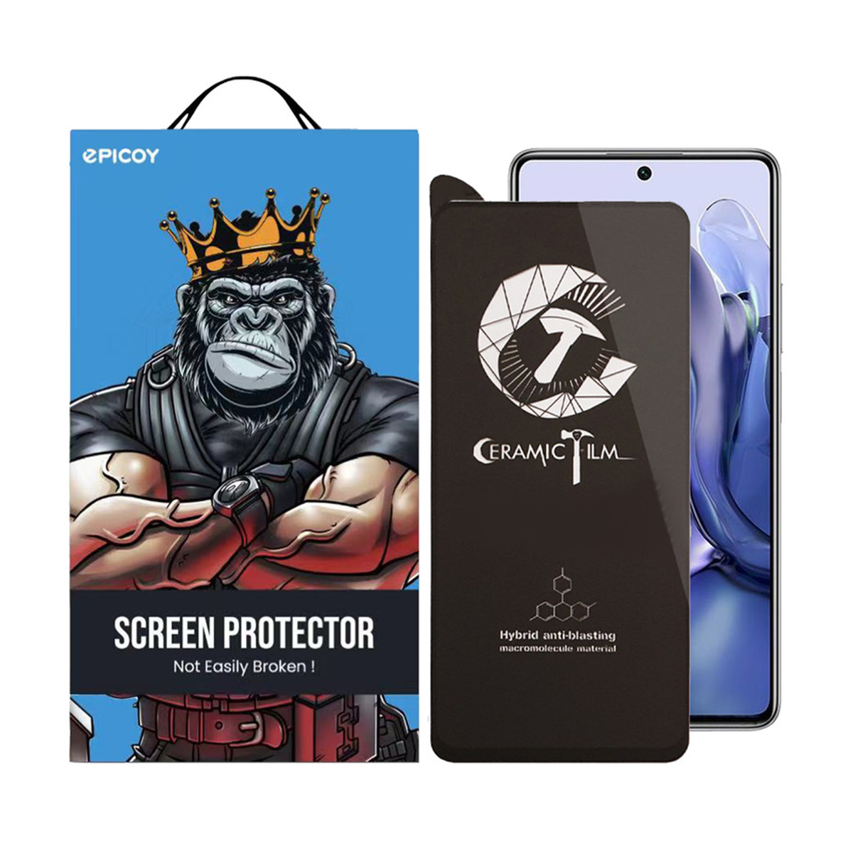 گلس گوشی شیائومی 11T /11T Pro اپیکوی مدل CR7 -مشکی گلس گوشی شیائومی 11T /11T Pro اپیکوی مدل CR7 -مشکی