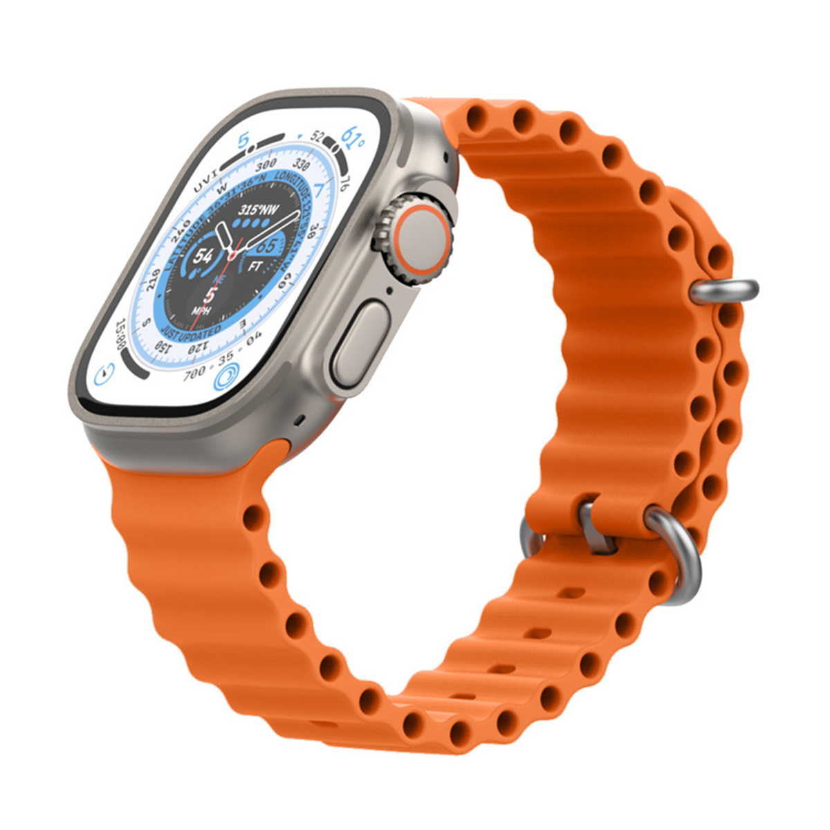 بند اپل واچ 38/40/41 میلی متری آها استایل مدل WG42-نارنجی بند اپل واچ 38/40/41 میلی متری آها استایل مدل WG42-نارنجی