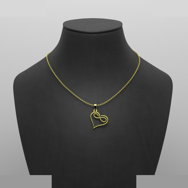 گردنبند طلا 18 عیار زنانه مدوپد مدل قلب کد E3-1-1255 گردنبند طلا 18 عیار زنانه مدوپد مدل قلب کد E3-1-1255
