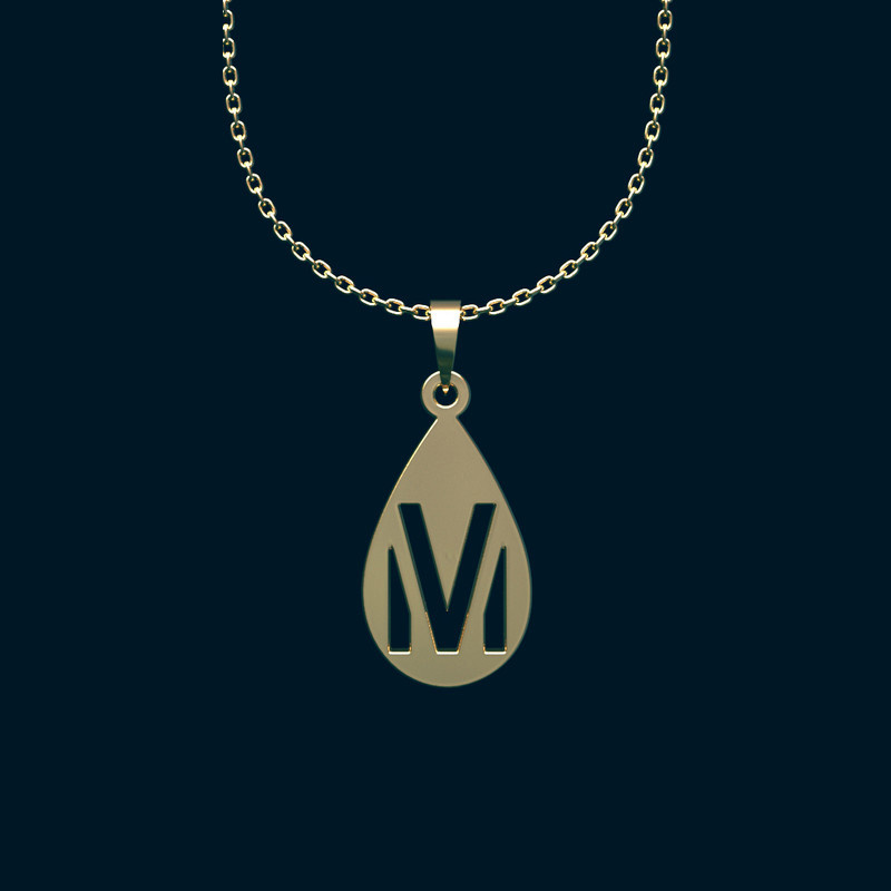 گردنبند طلا 18 عیار زنانه مدوپد مدل حرف M کد RR2-1-1269 گردنبند طلا 18 عیار زنانه مدوپد مدل حرف M کد RR2-1-1269