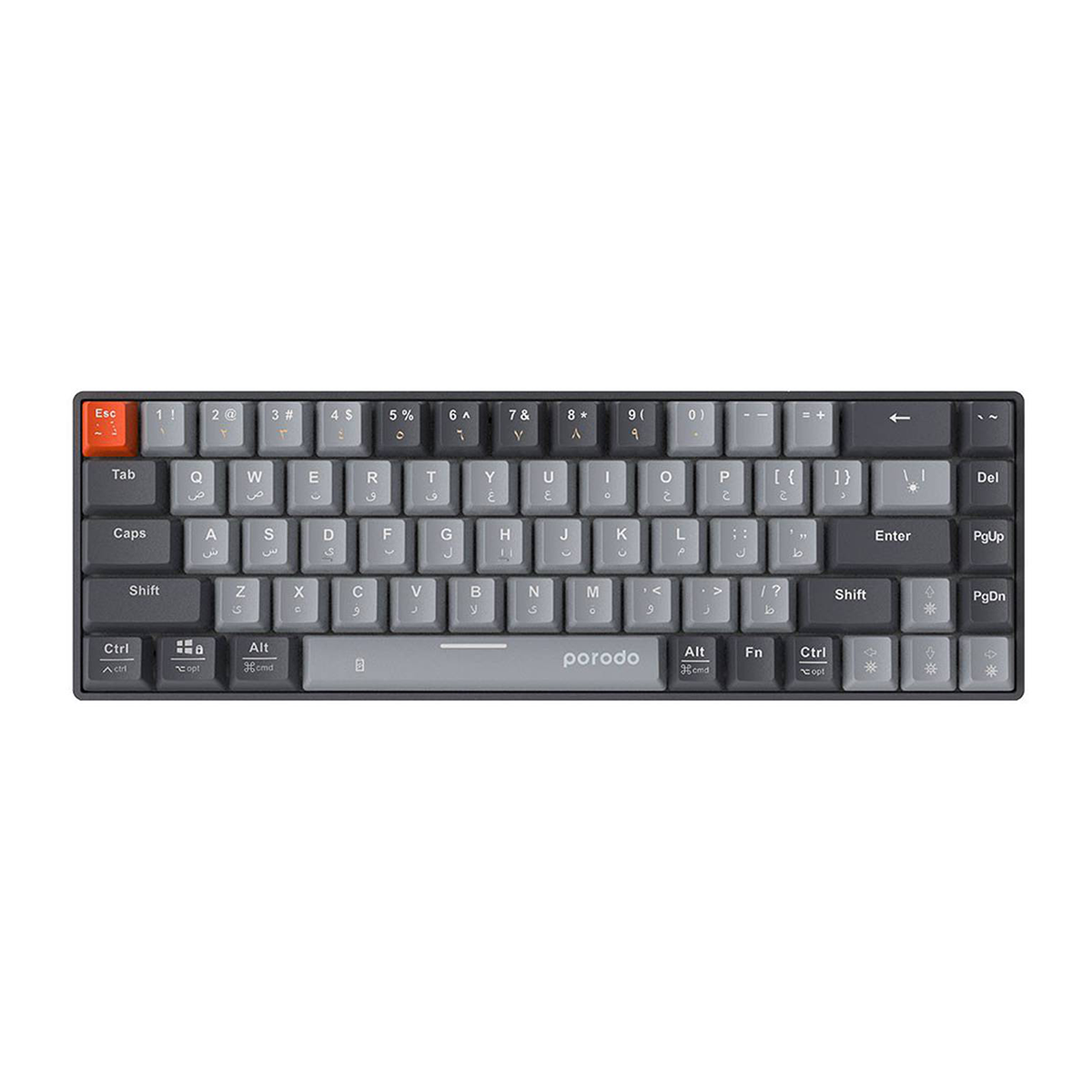 کیبورد گیمینگ پرودو مدل PD-MCOKB-GY