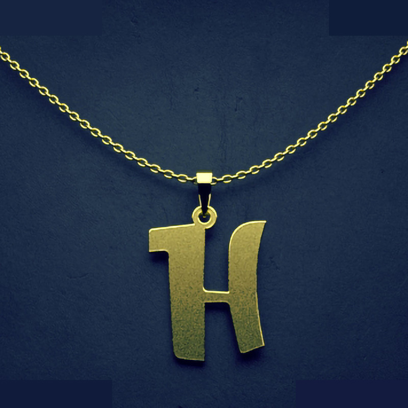 گردنبند طلا 18 عیار زنانه مدوپد مدل حرف H کد H3-1-1021 گردنبند طلا 18 عیار زنانه مدوپد مدل حرف H کد H3-1-1021