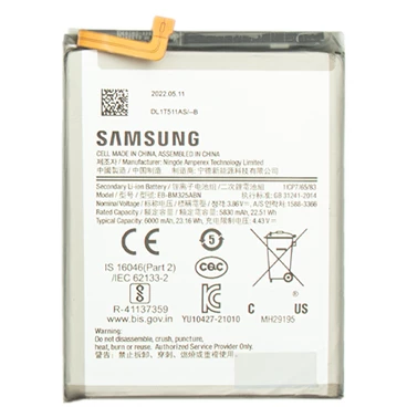 باتری گوشی سامسونگ Galaxy M32 کد فنی EB-BM325ABN باتری گوشی سامسونگ Galaxy M32 کد فنی EB-BM325ABN