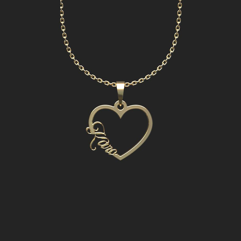 گردنبند طلا 18 عیار زنانه مدوپد مدل اسم کارو karo کد HE2-1-1227 گردنبند طلا 18 عیار زنانه مدوپد مدل اسم کارو karo کد HE2-1-1227