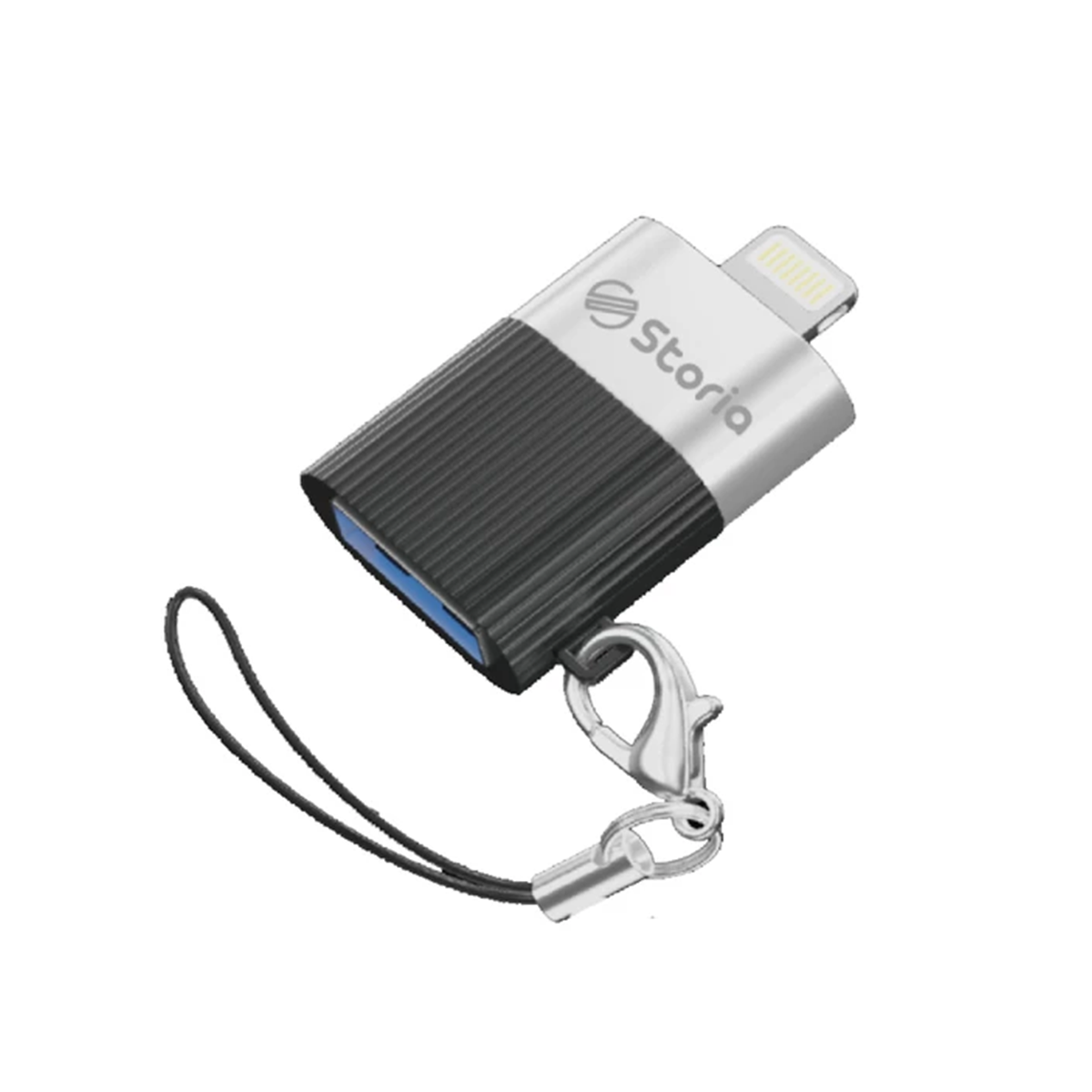 مبدل OTG به لایتنینگ استوریا مدل ST-T1-مشکی مبدل OTG به لایتنینگ استوریا مدل ST-T1-مشکی