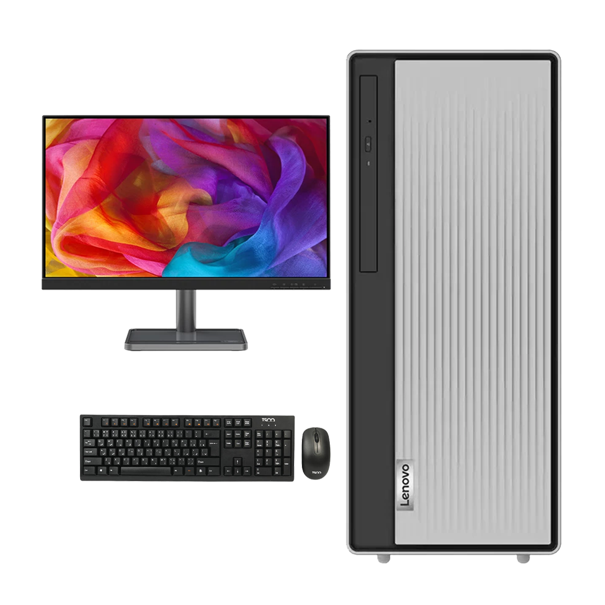 کامپیوتر دسکتاپ لنوو مدل IdeaCentre 5 14IOB6 i۵ 8GB 1TB HDD 512GB SSD به همراه مانیتور 23.8 اینچی و ماوس و کیبورد لنوو کامپیوتر دسکتاپ لنوو مدل IdeaCentre 5 14IOB6 i۵ 8GB 1TB HDD 512GB SSD به همراه مانیتور 23.8 اینچی و ماوس و کیبورد لنوو