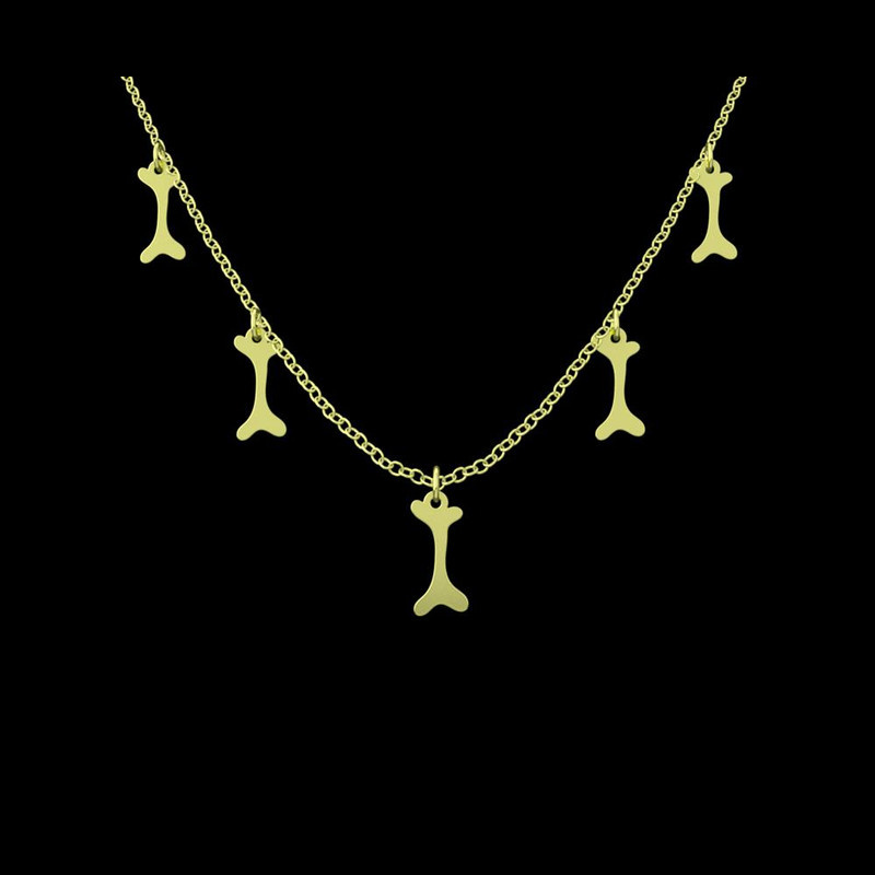 گردنبند طلا 18 عیار زنانه مدوپد مدل هالووین کد RNA18004