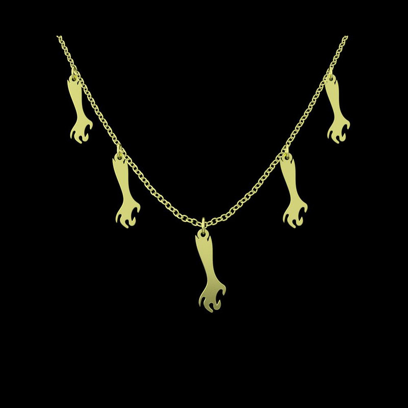 گردنبند طلا 18 عیار زنانه مدوپد مدل هالووین کد RNA18014 گردنبند طلا 18 عیار زنانه مدوپد مدل هالووین کد RNA18014