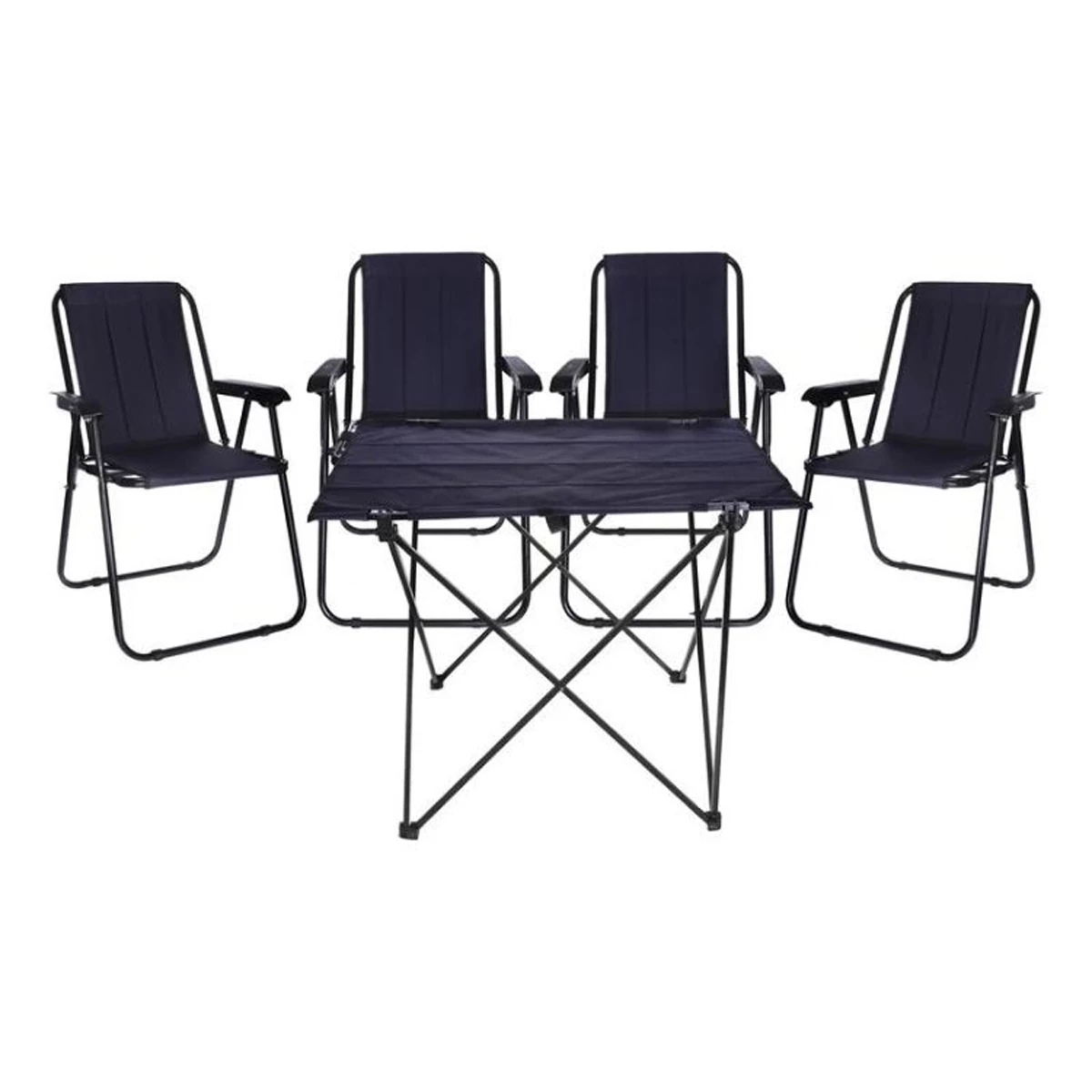 ست میز و صندلی سفری تاشو کد YZ مجموعه 5 عددی-سرمه ای ست میز و صندلی سفری تاشو کد YZ مجموعه 5 عددی-سرمه ای