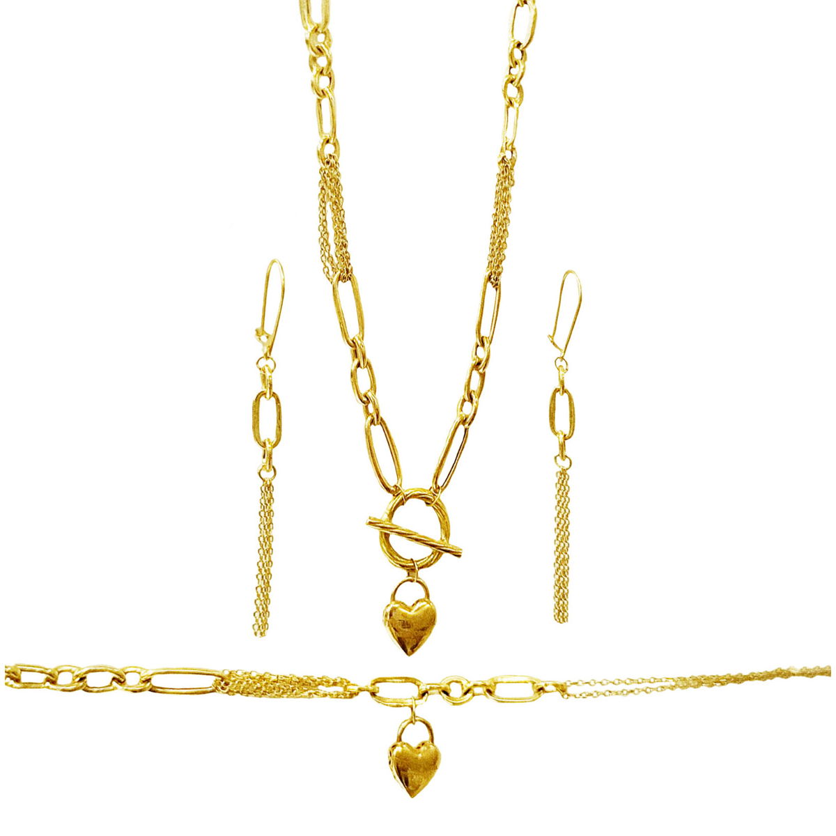 سرویس طلا زنانه 18 عیار مدل تیفانی کد nc121 سرویس طلا زنانه 18 عیار مدل تیفانی کد nc121