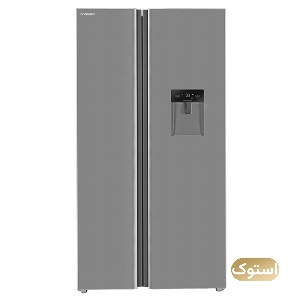 یخچال فریزر ساید بای ساید استوک Open Box - ایکس ویژن 30 فوت مدل TS666 ASD - استیل یخچال فریزر ساید بای ساید استوک Open Box - ایکس ویژن 30 فوت مدل TS666 ASD - استیل