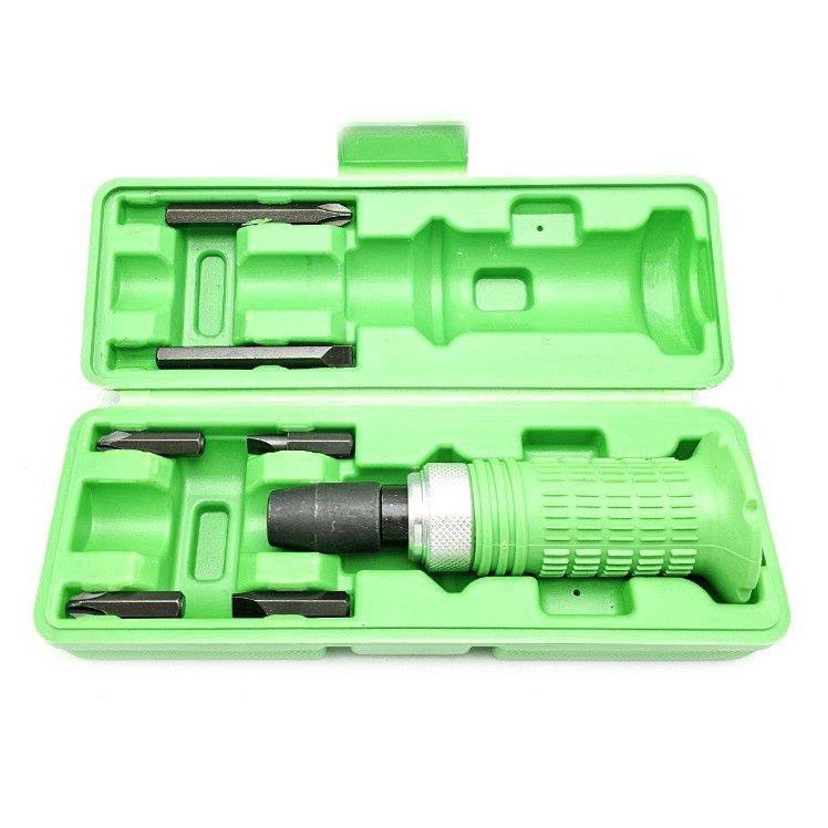 پیچ گوشتی ضربه خور باس مدل IMPACT-SCREWDRIVER بسته 7 عددی پیچ گوشتی ضربه خور باس مدل IMPACT-SCREWDRIVER بسته 7 عددی