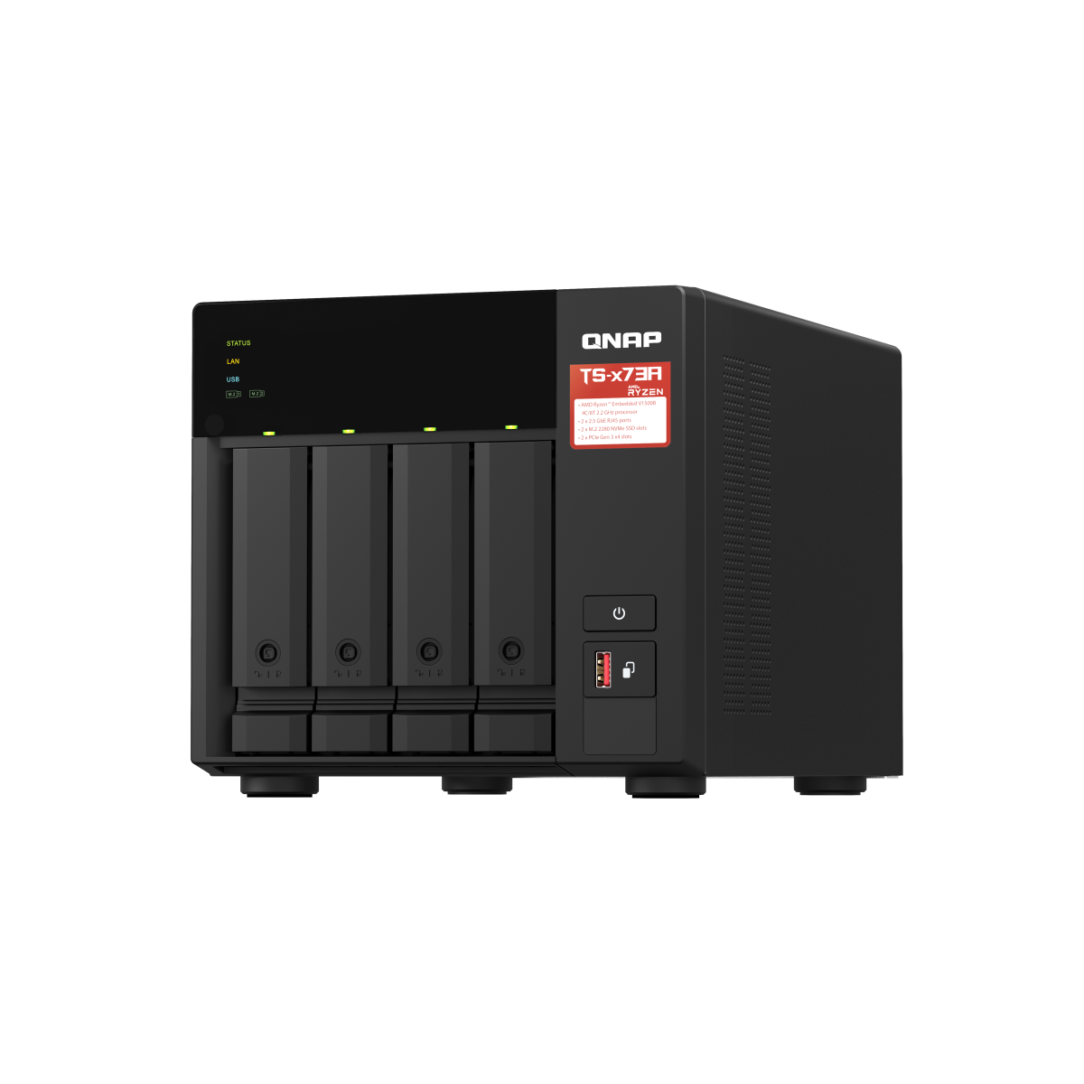 ذخیره ساز تحت شبکه کیونپ مدل TS-473A-8G ذخیره ساز تحت شبکه کیونپ مدل TS-473A-8G