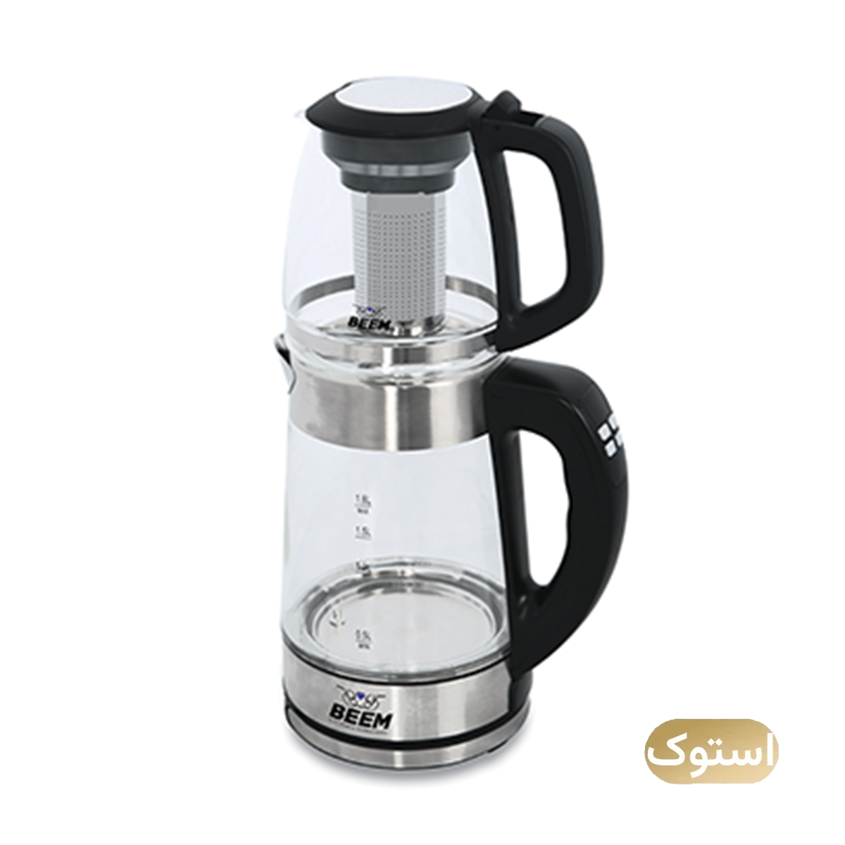 چای ساز استوک Open Box - بیم مدل TM2808 - مشکی چای ساز استوک Open Box - بیم مدل TM2808 - مشکی