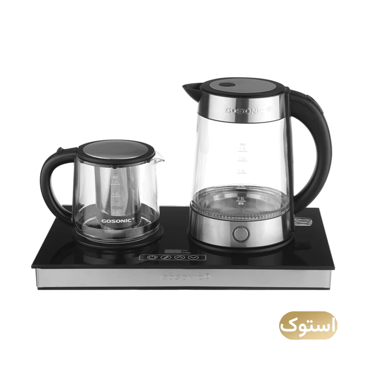 چای ساز استوک Open Box - گوسونیک مدل GST-876 - مشکی چای ساز استوک Open Box - گوسونیک مدل GST-876 - مشکی