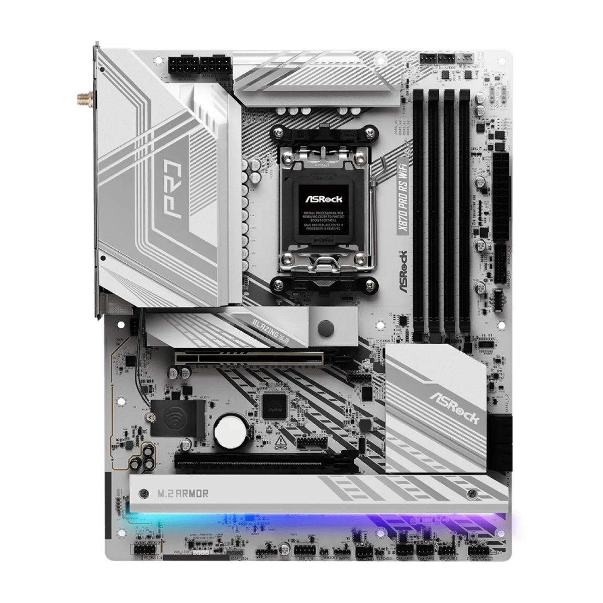 مادربرد ام اس آی مدل ASRock X870 Pro RS WiFi-خاکستری مادربرد ام اس آی مدل ASRock X870 Pro RS WiFi-خاکستری