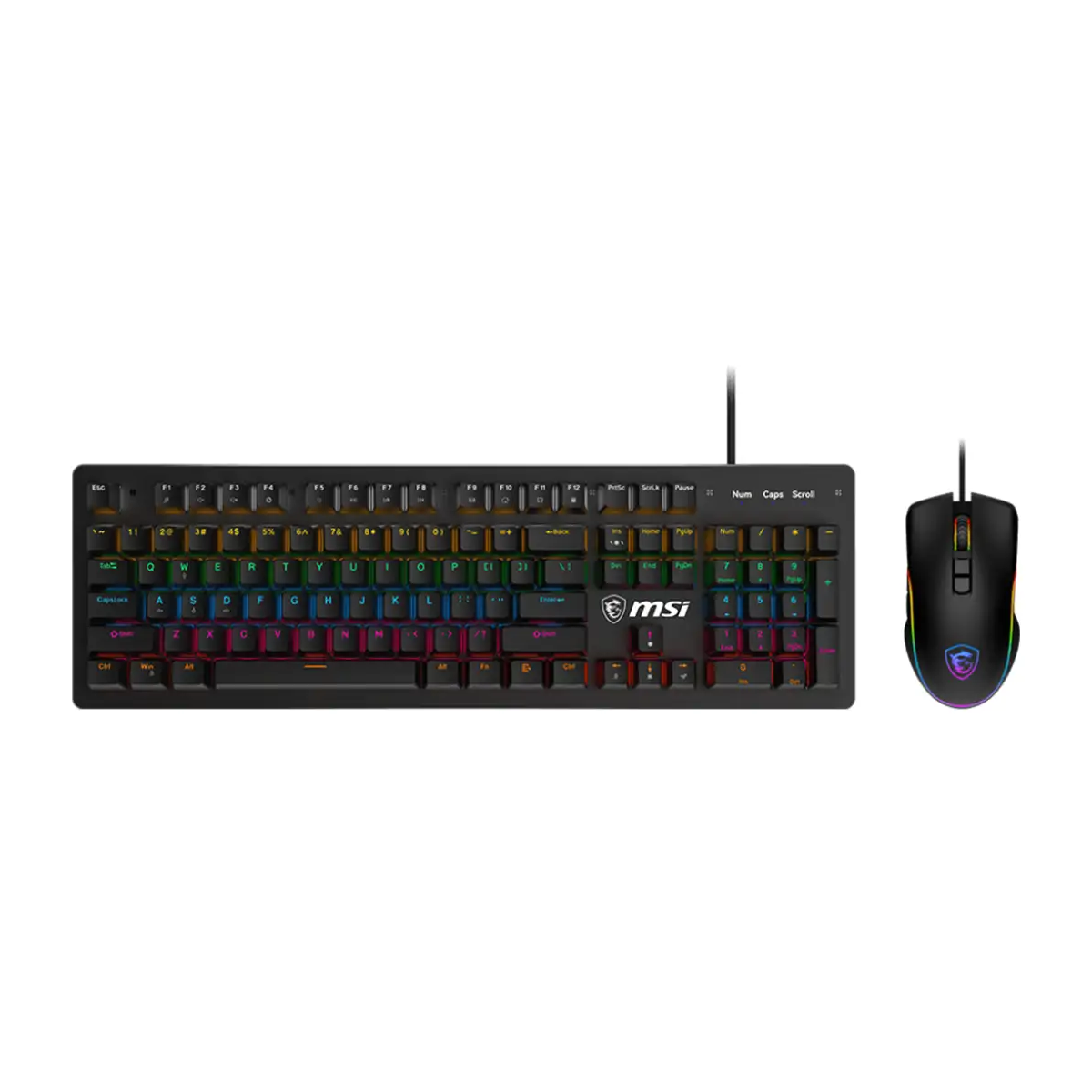 کیبورد و ماوس گیمینگ ام اس آی مدل FORGE GK300 COMBO کیبورد و ماوس گیمینگ ام اس آی مدل FORGE GK300 COMBO