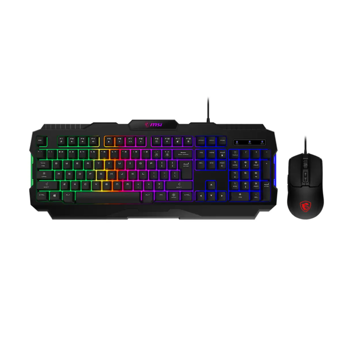 کیبورد و ماوس گیمینگ ام اس آی مدل FORGE GK100 COMBO کیبورد و ماوس گیمینگ ام اس آی مدل FORGE GK100 COMBO