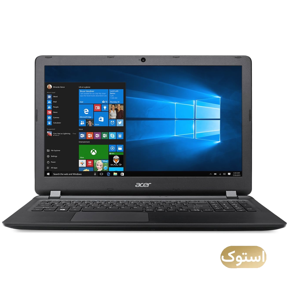 لپ تاپ استوک Used - ایسر 15 اینچی مدل Aspire ES 15 i3 6100u 8GB 256GB - مشکی لپ تاپ استوک Used - ایسر 15 اینچی مدل Aspire ES 15 i3 6100u 8GB 256GB - مشکی