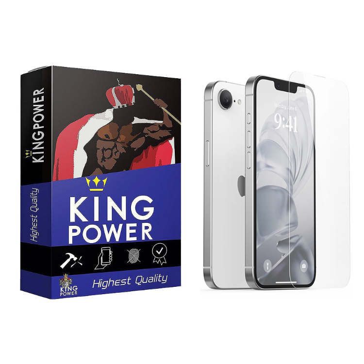 محافظ صفحه نمایش گوشی موبایل کینگ پاور مدل AntiStatic Plus مناسب اپل iPhone 16E محافظ صفحه نمایش گوشی موبایل کینگ پاور مدل AntiStatic Plus مناسب اپل iPhone 16E