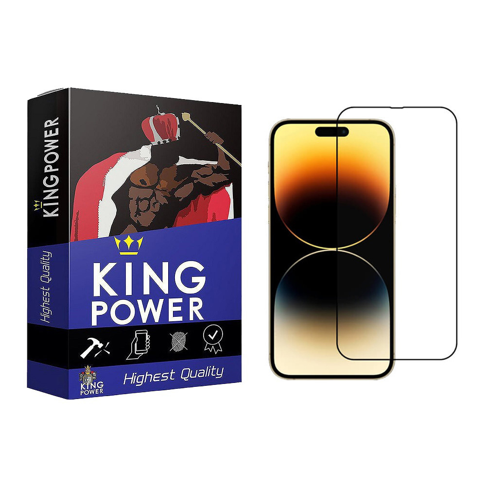محافظ صفحه نمایش گوشی کینگ پاور مدل AntiStatic مناسب اپل iPhone 14 Pro/15/15 Pro محافظ صفحه نمایش گوشی کینگ پاور مدل AntiStatic مناسب اپل iPhone 14 Pro/15/15 Pro