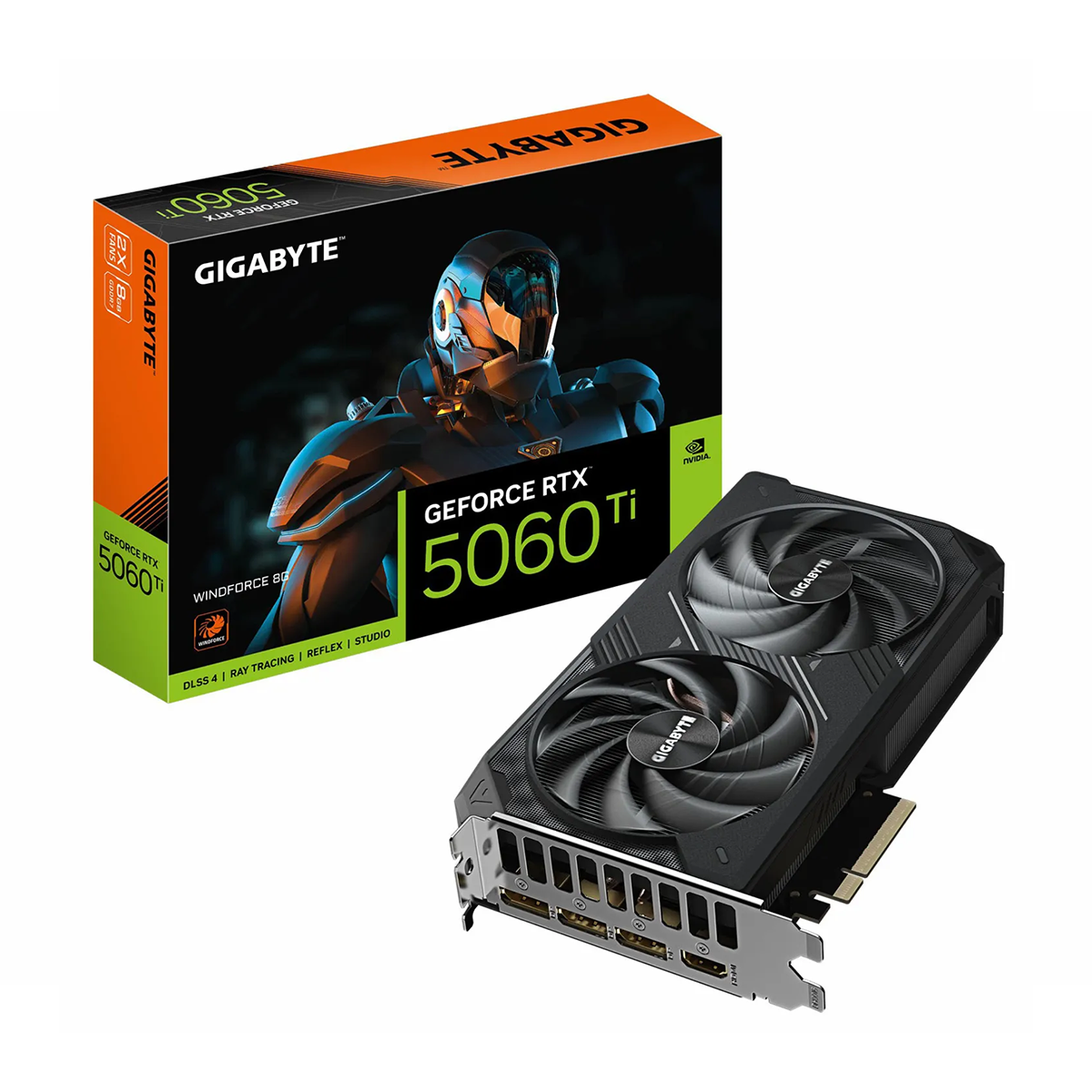 کارت گرافیک گیگابایت مدل RTX 5060 Ti WINDFORCE 8GB