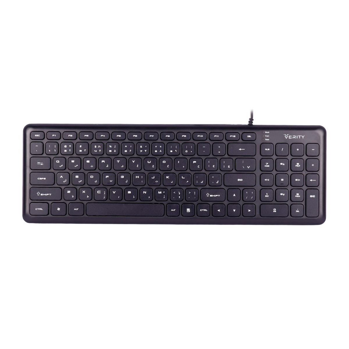 کیبورد با سیم وریتی مدل V-KB6130 