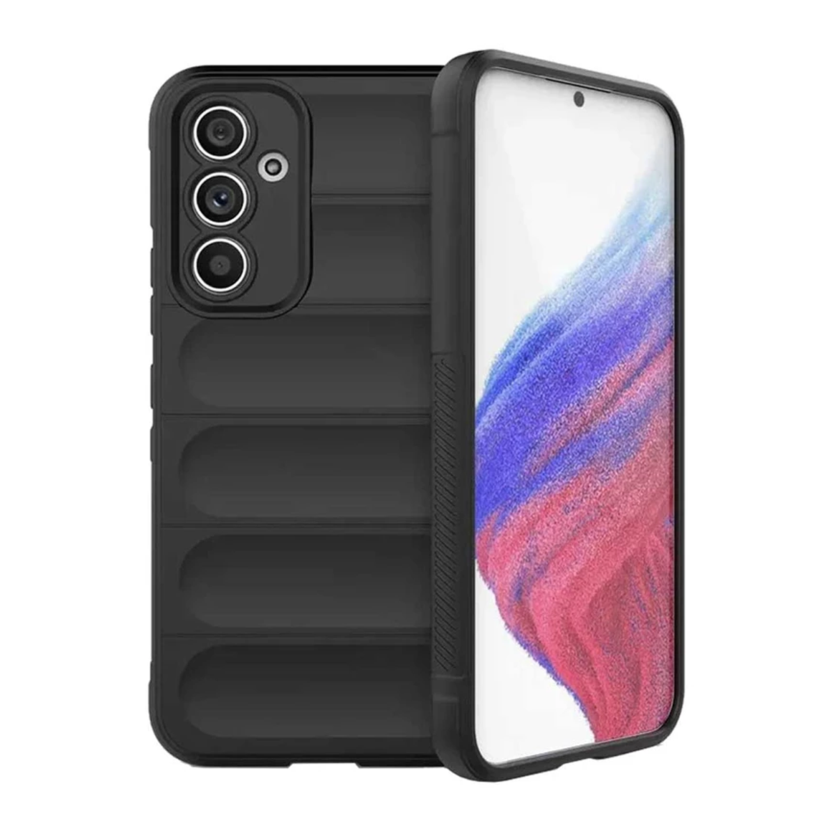 قاب گوشی سامسونگ Galaxy A54 اپیکوی مدل SIlicone Puffer-مشکی