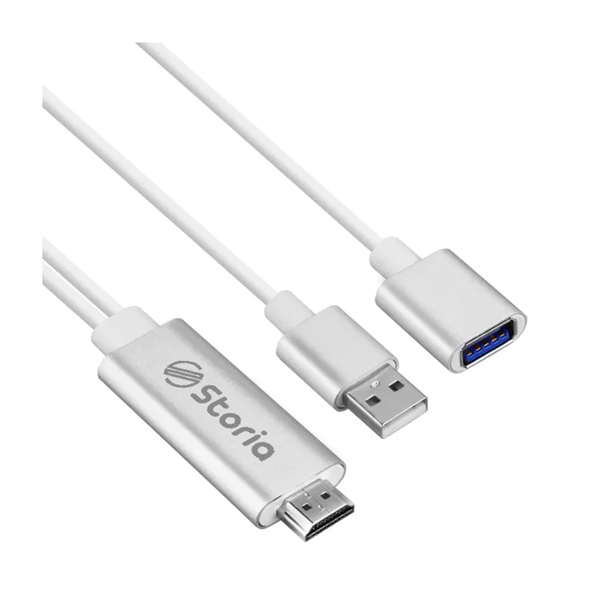کابل تبدیل HDMI به یو اس بی/ میکرو یو اس بی استوریا مدل ST-HD01 طول 1.8 متر کابل تبدیل HDMI به یو اس بی/ میکرو یو اس بی استوریا مدل ST-HD01 طول 1.8 متر