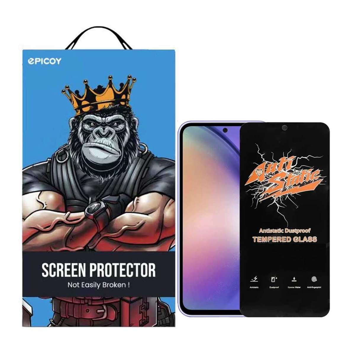 گلس گوشی سامسونگ Galaxy A54 اپیکوی مدل Antistatic Dustproof-مشکی