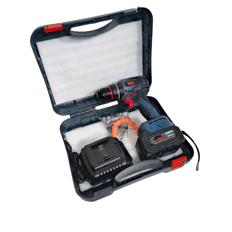 مجموعه 28 عددی دریل چکشی شارژی باس مدل BRUSHLESS-88VOLT- SIGNLE مجموعه 28 عددی دریل چکشی شارژی باس مدل BRUSHLESS-88VOLT- SIGNLE