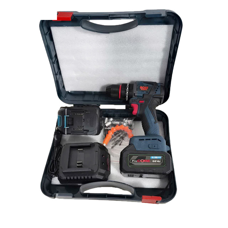 مجموعه 28 عددی دریل شارژی چکشی باس مدل 88V-Brushless-Dual Battery مجموعه 28 عددی دریل شارژی چکشی باس مدل 88V-Brushless-Dual Battery