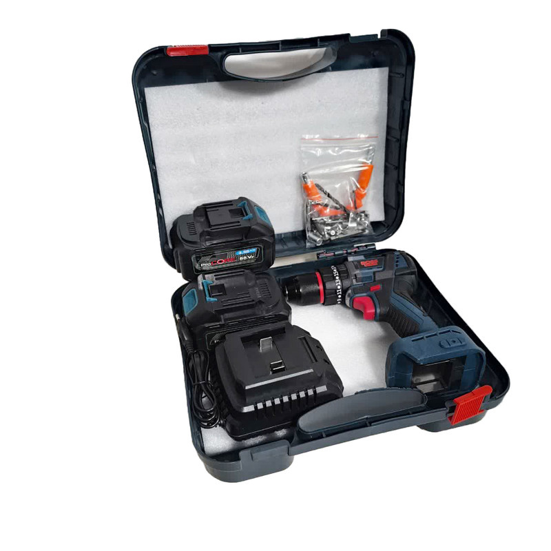 مجموعه 29 عددی دریل چکشی شارژی باس مدل BRUSHLESS-88VOLT-DUAL مجموعه 29 عددی دریل چکشی شارژی باس مدل BRUSHLESS-88VOLT-DUAL