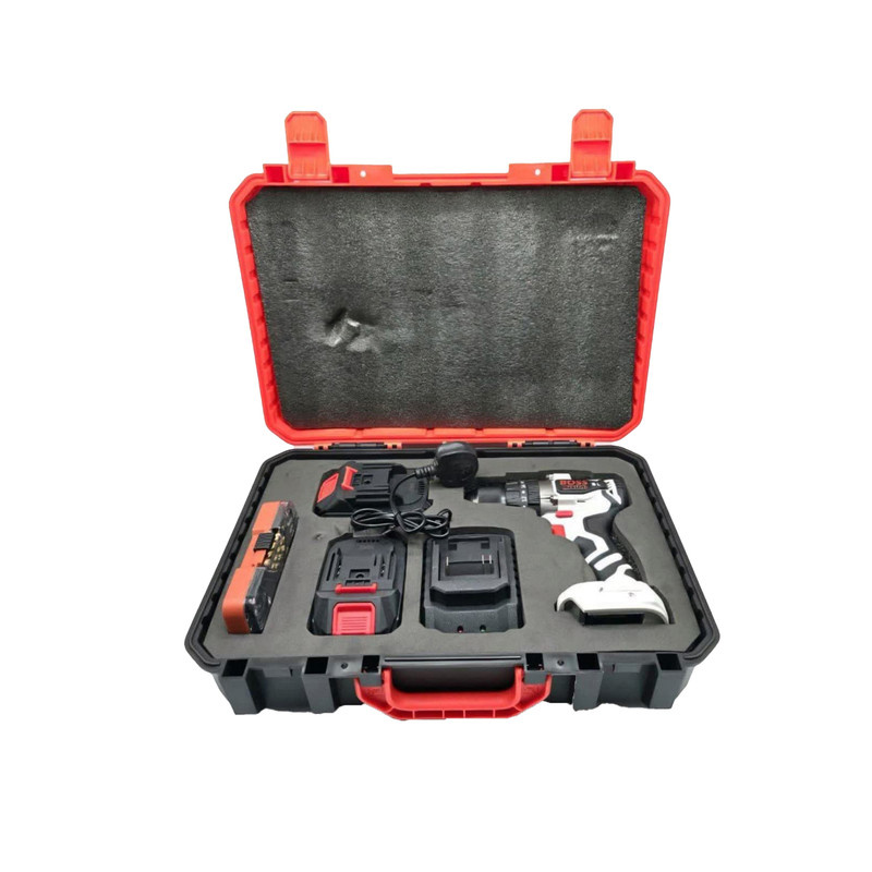 دریل چکشی شارژی باس مدل brushless مجموعه 5 عددی دریل چکشی شارژی باس مدل brushless مجموعه 5 عددی