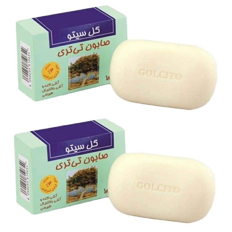 صابون ضد باکتری گل سیتو مدل تی تری وزن 125 گرم مجموعه 2 عددی صابون ضد باکتری گل سیتو مدل تی تری وزن 125 گرم مجموعه 2 عددی