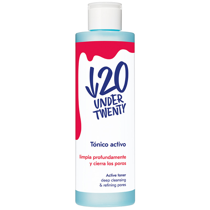 تونر پاک کننده پوست آندر 20 مدل Active Toner حجم 200 میلی لیتر تونر پاک کننده پوست آندر 20 مدل Active Toner حجم 200 میلی لیتر