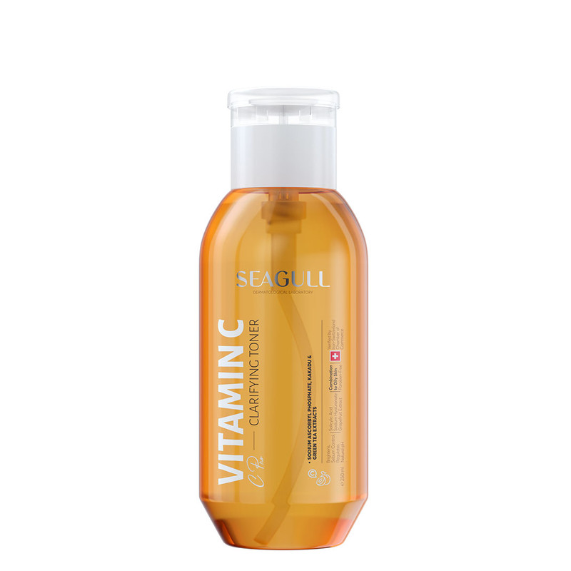 تونر روشن کننده صورت سی گل مدل vitamin C مناسب پوست های چرب و مختلط حجم 250 میلی لیتر تونر روشن کننده صورت سی گل مدل vitamin C مناسب پوست های چرب و مختلط حجم 250 میلی لیتر