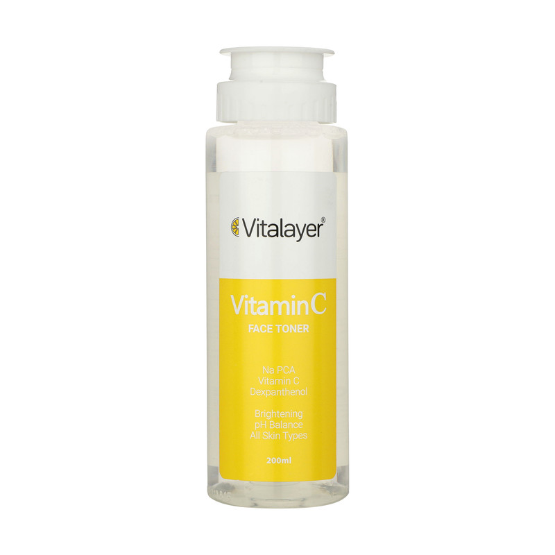 تونر پاک کننده صورت ویتالیر مدل Vitamin C حجم 200 میلی لیتر تونر پاک کننده صورت ویتالیر مدل Vitamin C حجم 200 میلی لیتر
