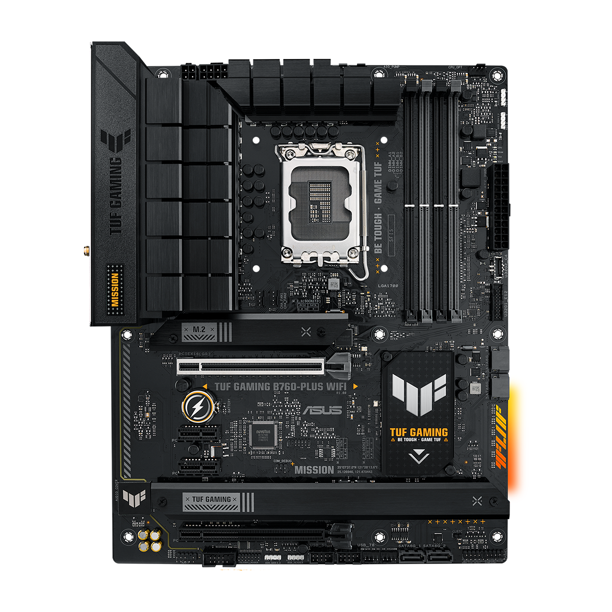 مادربرد ایسوس مدل TUF GAMING B760-PLUS WIFI -مشکی مادربرد ایسوس مدل TUF GAMING B760-PLUS WIFI -مشکی