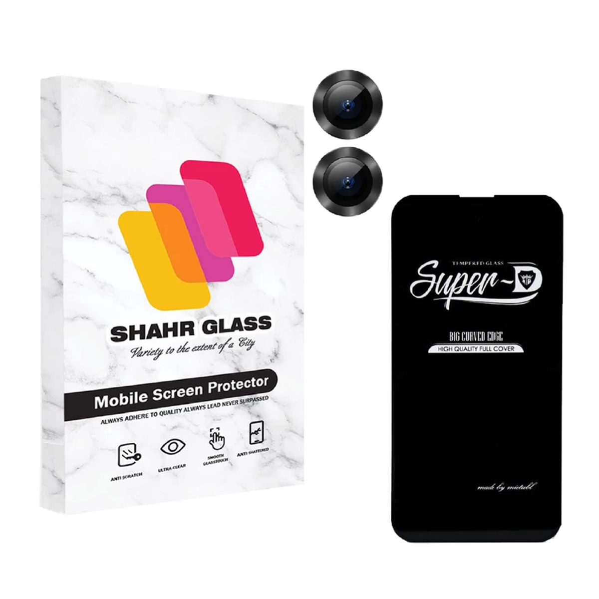 گلس و محافظ لنز دوربین گوشی اپل iPhone 13 شهر گلس مدل 2S-RING-هفت رنگ گلس و محافظ لنز دوربین گوشی اپل iPhone 13 شهر گلس مدل 2S-RING-هفت رنگ