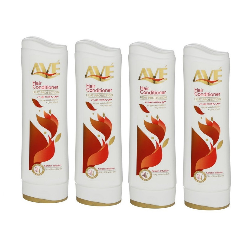 نرم کننده مو اوه مدل Heat Protection حجم 250 میلی لیتر بسته 4 عددی نرم کننده مو اوه مدل Heat Protection حجم 250 میلی لیتر بسته 4 عددی