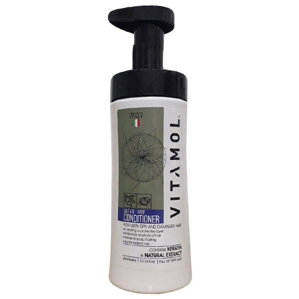 نرم کننده مو ویتامول مدل موهای خشک و آسیب دیده حجم 300 میلی لیتر نرم کننده مو ویتامول مدل موهای خشک و آسیب دیده حجم 300 میلی لیتر