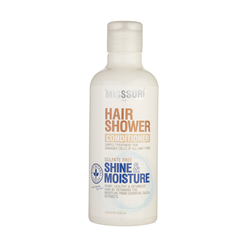 نرم کننده مو میسوری مدل Shine Moisture حجم 320 میلی لیتر نرم کننده مو میسوری مدل Shine Moisture حجم 320 میلی لیتر