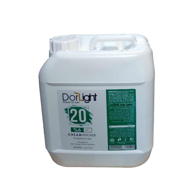 کرم اکسیدان دورلایت شماره 1 شش درصدی حجم 4000 میلی لیتر کرم اکسیدان دورلایت شماره 1 شش درصدی حجم 4000 میلی لیتر